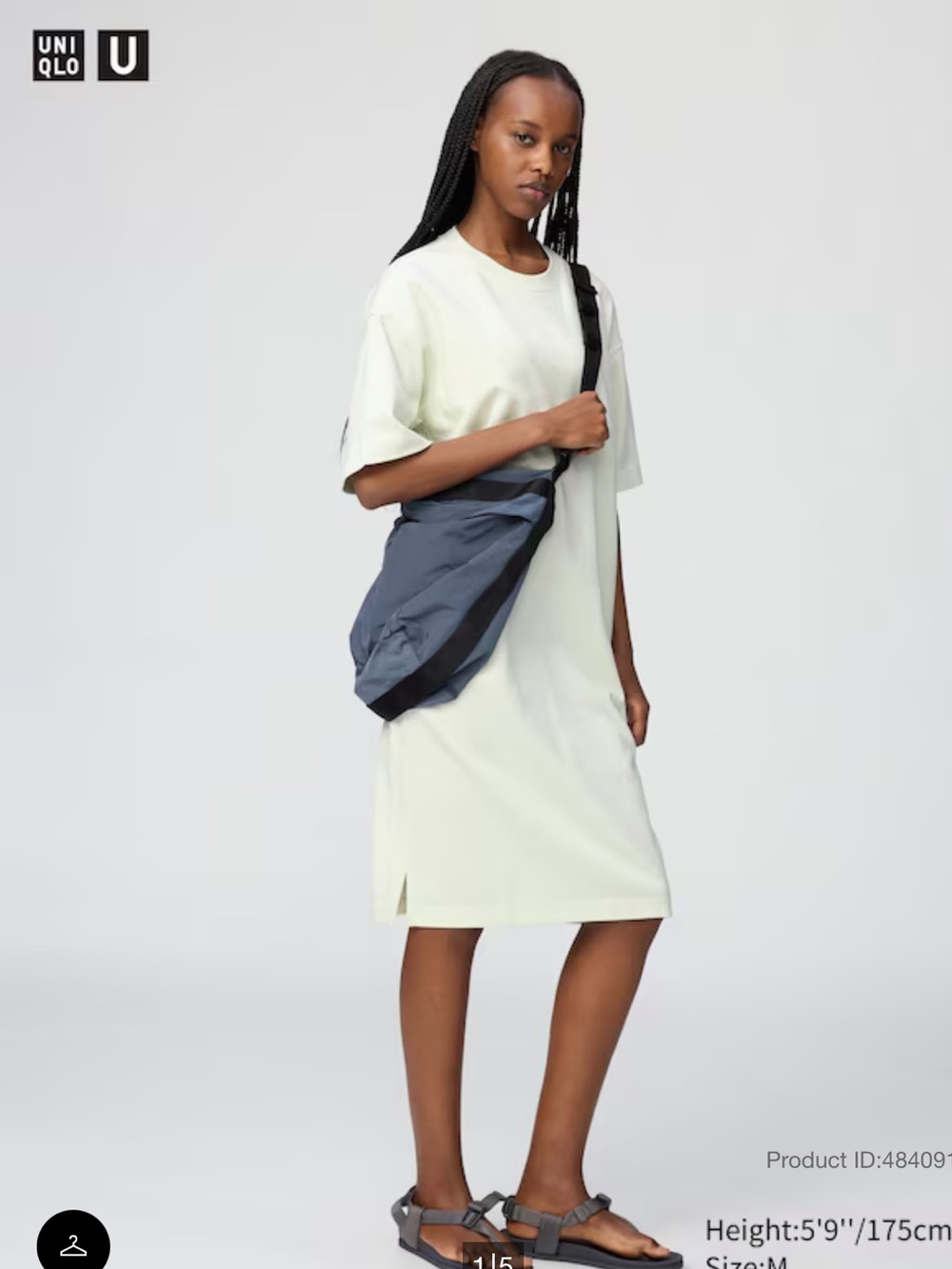 Uniqlo AIRism Cotton Relaxed Dress